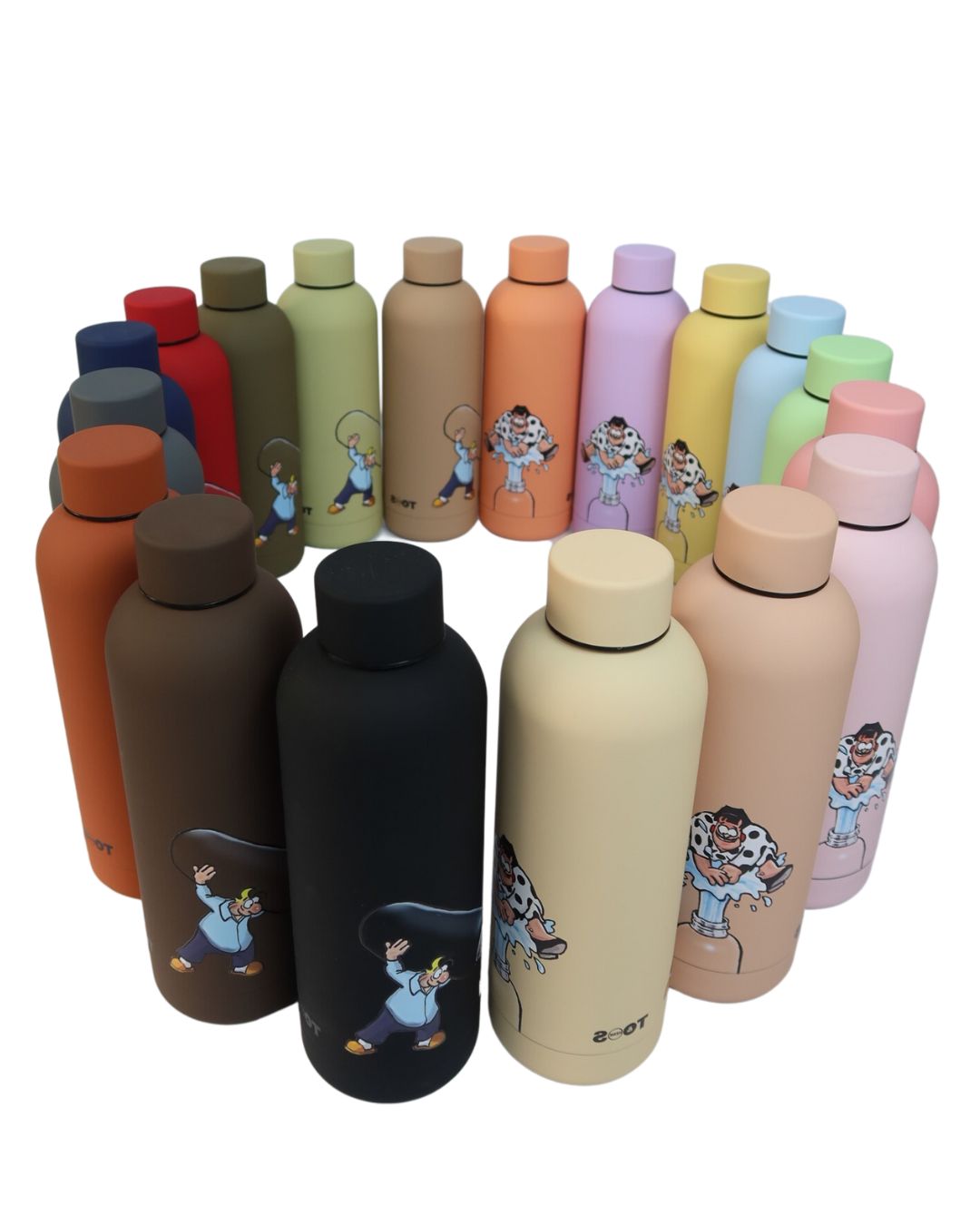 Soft feel thermosfles (€ 5,05 voordeel bij aankoop van 2 thermosflessen)