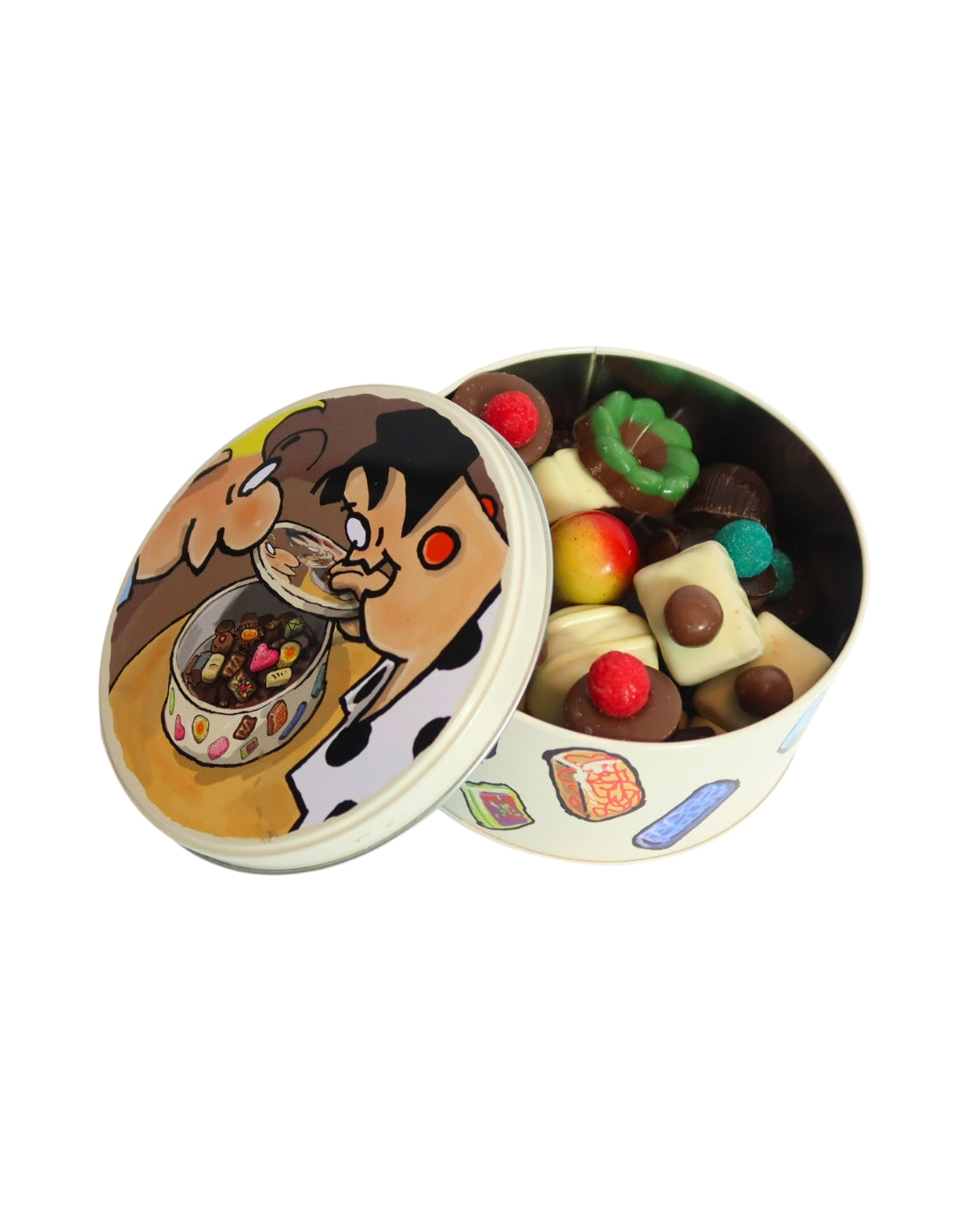 Set van 3 blikken koektrommels