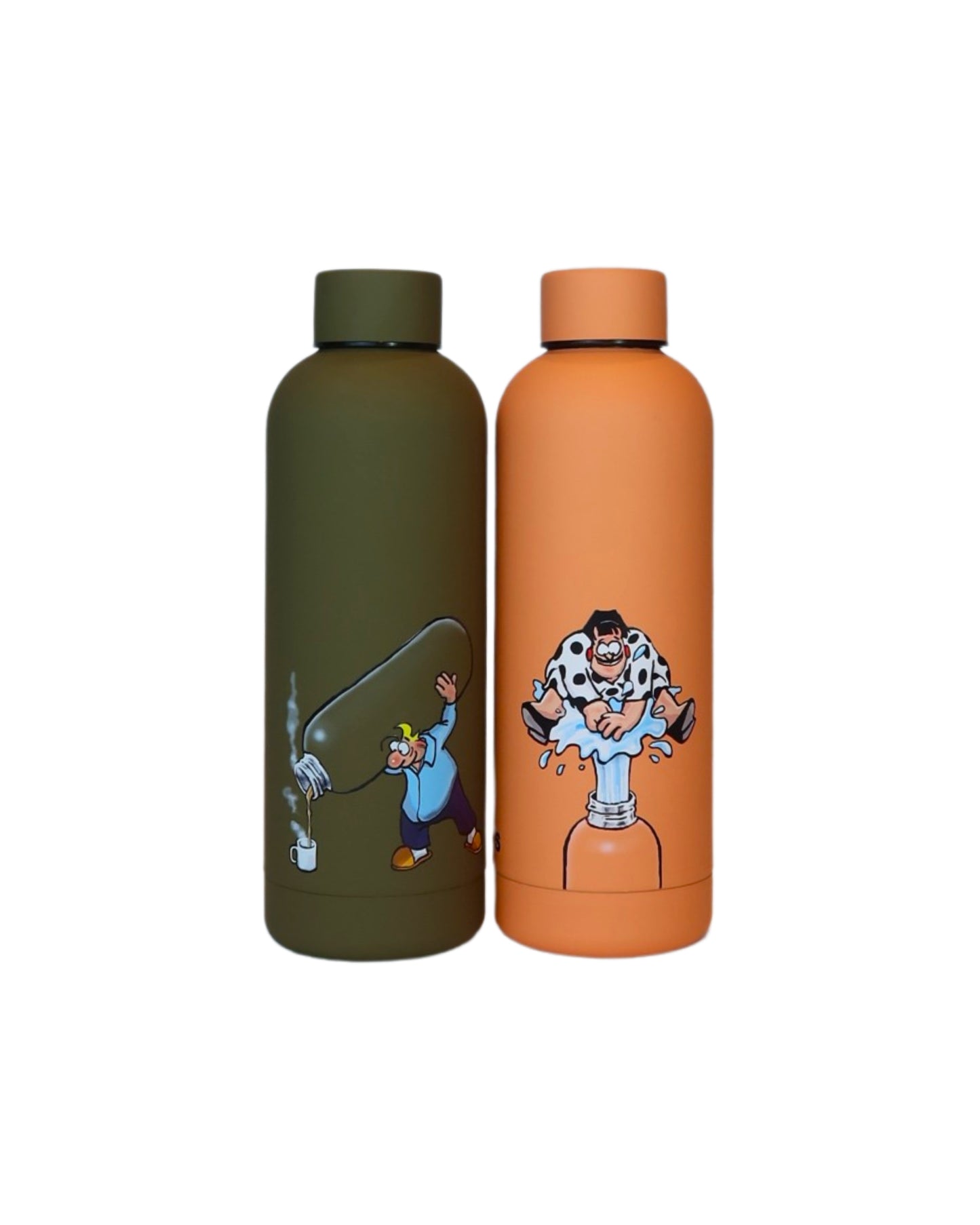 Soft feel thermosfles (€ 5,05 voordeel bij aankoop van 2 thermosflessen)