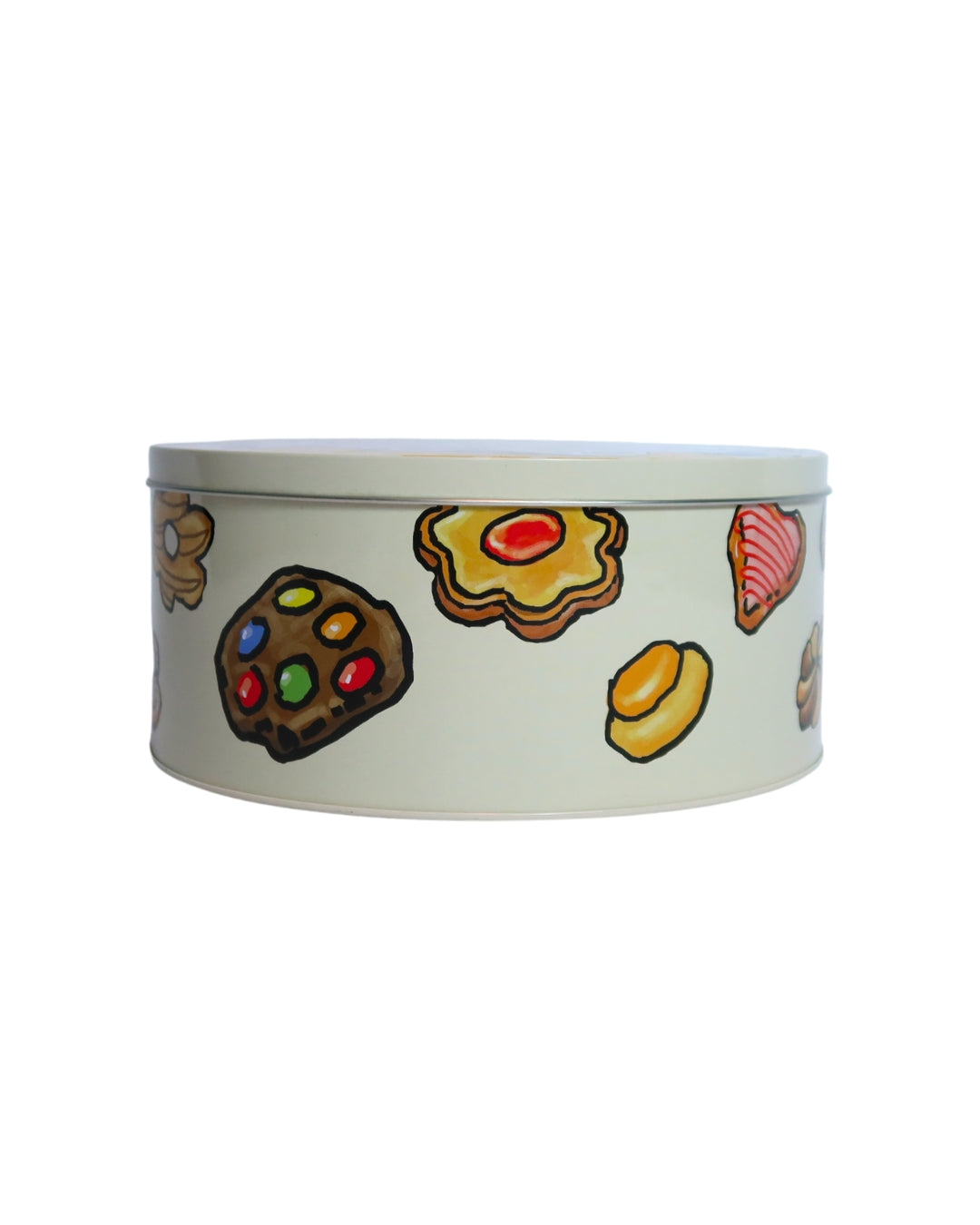Set van 3 blikken koektrommels