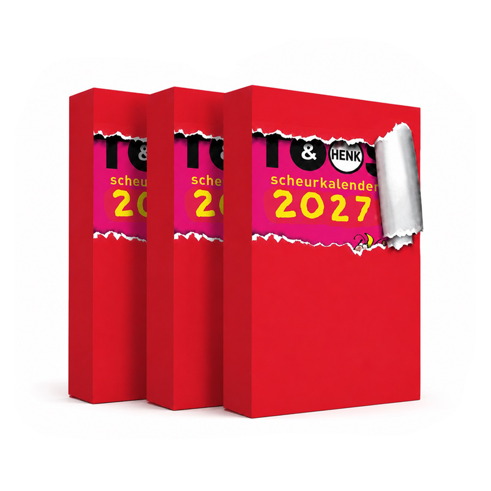 RESERVEER Bundel 3 Toos & Henk-scheurkalenders 2027
