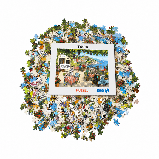RESERVEER legpuzzel Toos & Henk in Italië 1.000 stukjes