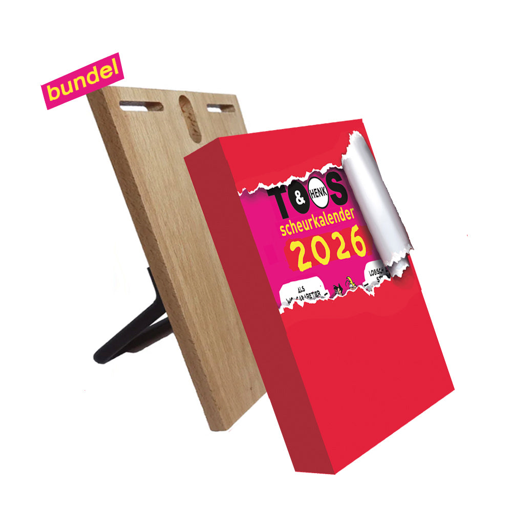 Reservering ScheurkalenderHandy met Toos & Henk-scheurkalender 2026 (€ 5,40 voordeel)