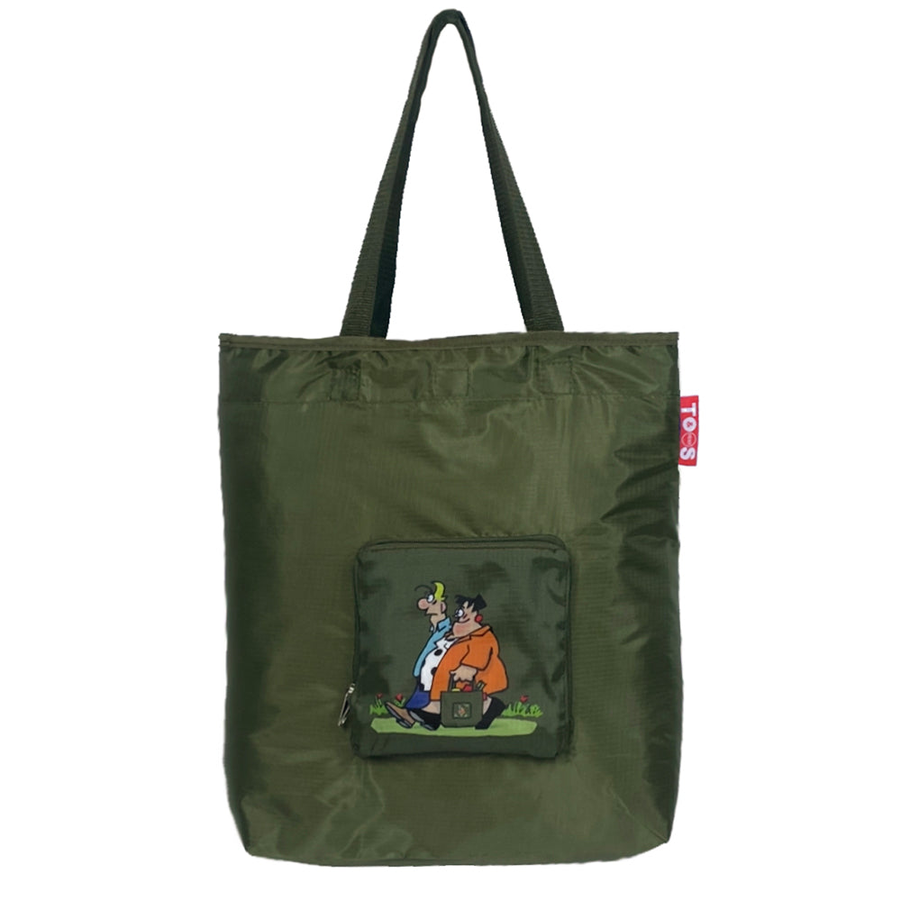 Opvouwbare boodschappentas groen maat M