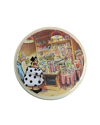 Set van 3 blikken koektrommels