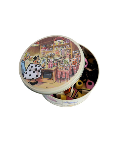 Set van 3 blikken koektrommels