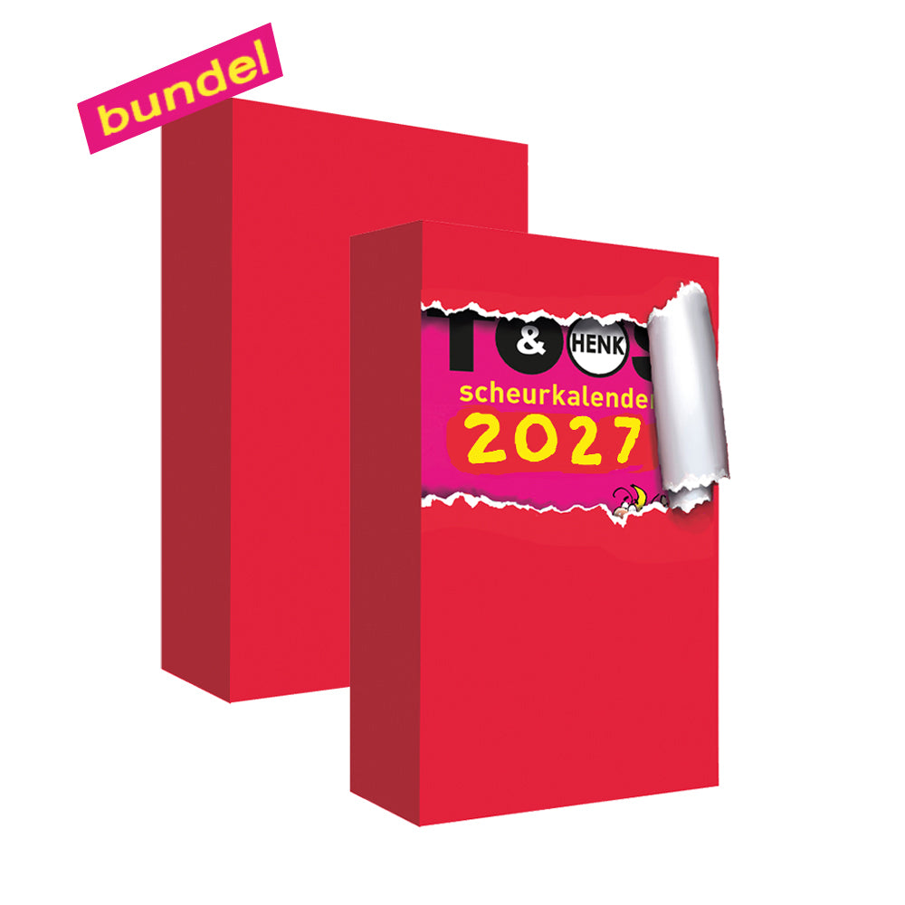 RESERVEER Bundel 2 Toos & Henk-scheurkalenders 2027