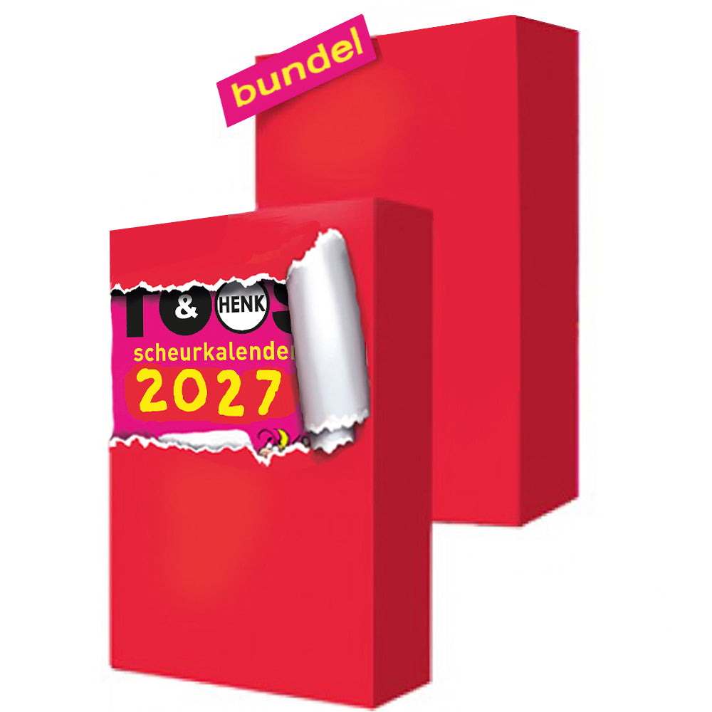 RESERVEER Bundel 2 Toos & Henk-scheurkalenders 2027