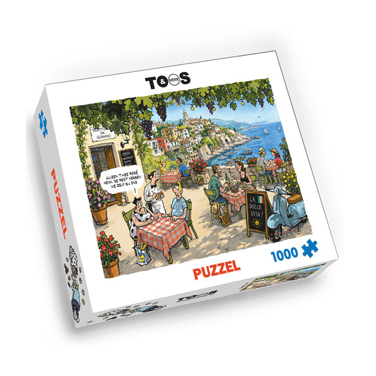 RESERVEER legpuzzel Toos & Henk in Italië 1.000 stukjes