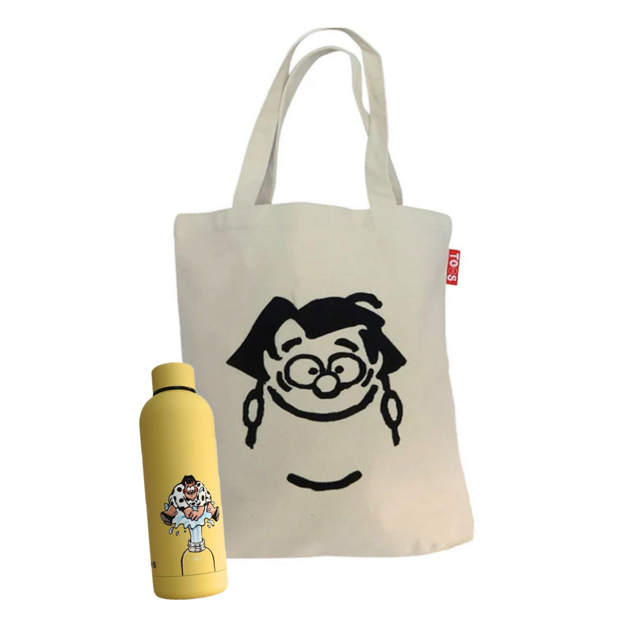 Bundel tote tas + thermosfles