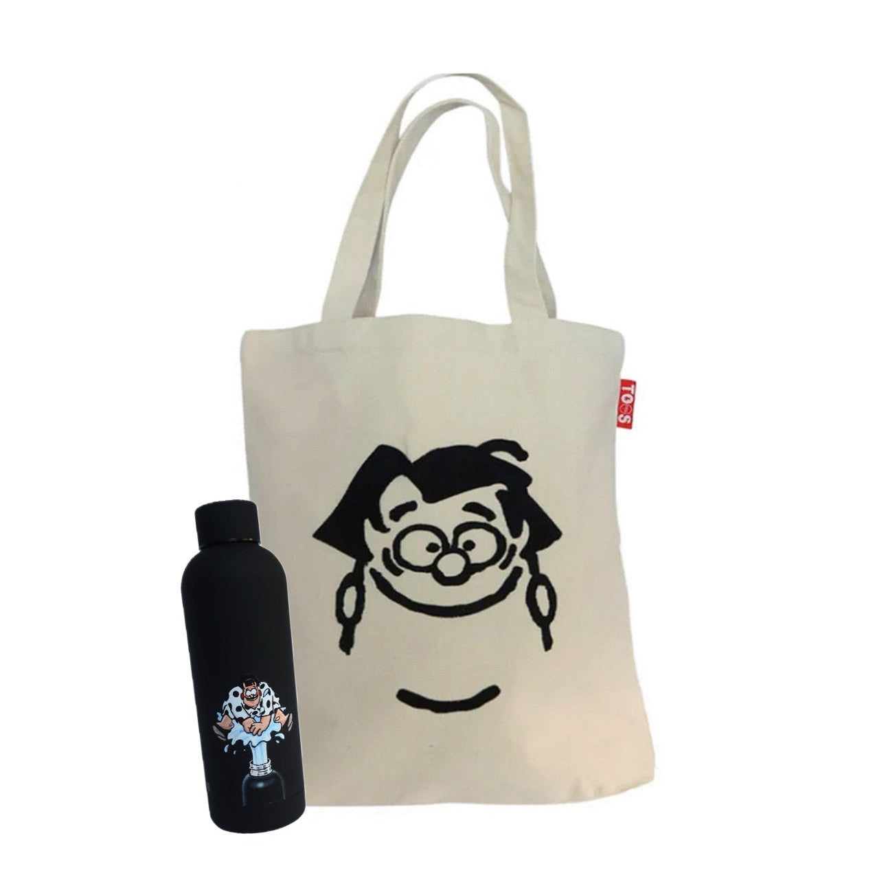 Bundel tote tas + thermosfles