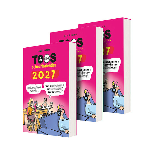 Bundel 3 Toos & Henk-scheurkalenders 2027