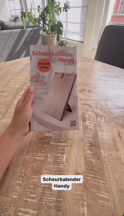 Scheurkalenderstandaard en -hanger
