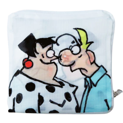 Opvouwbare boodschappentas wit maat L