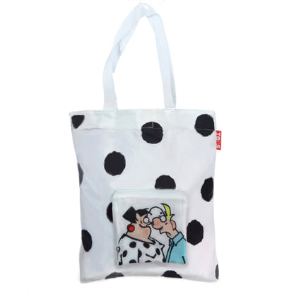 Opvouwbare boodschappentas wit maat L